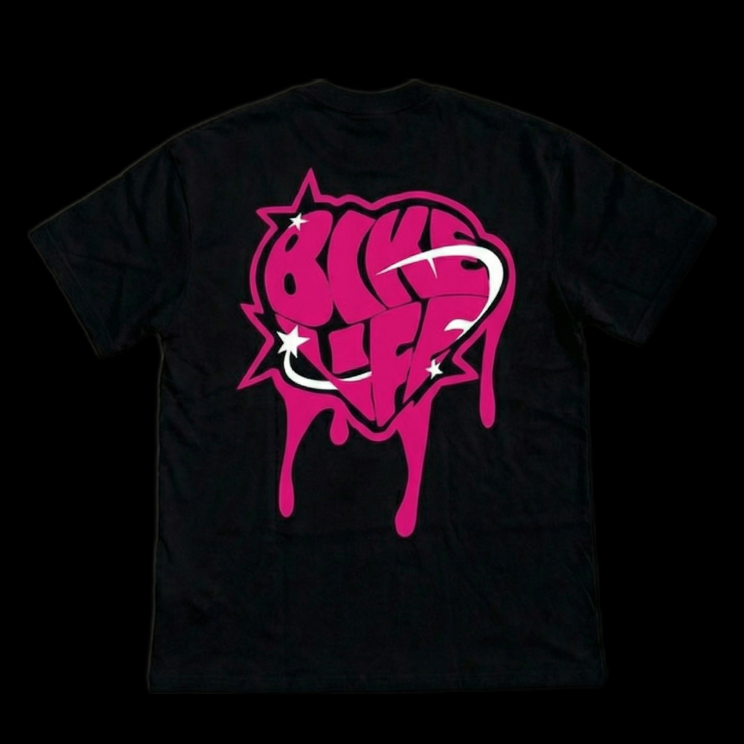 MRTS T-shirt Coulure Rose