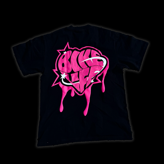 MRTS T-shirt Coulure Rose