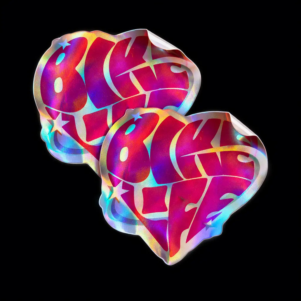 2 x Stickers MRTS Holographique MRTS BKLF