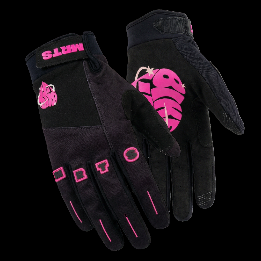 Gants moto bikelife protection cross bitume noir - MRTS BKLF