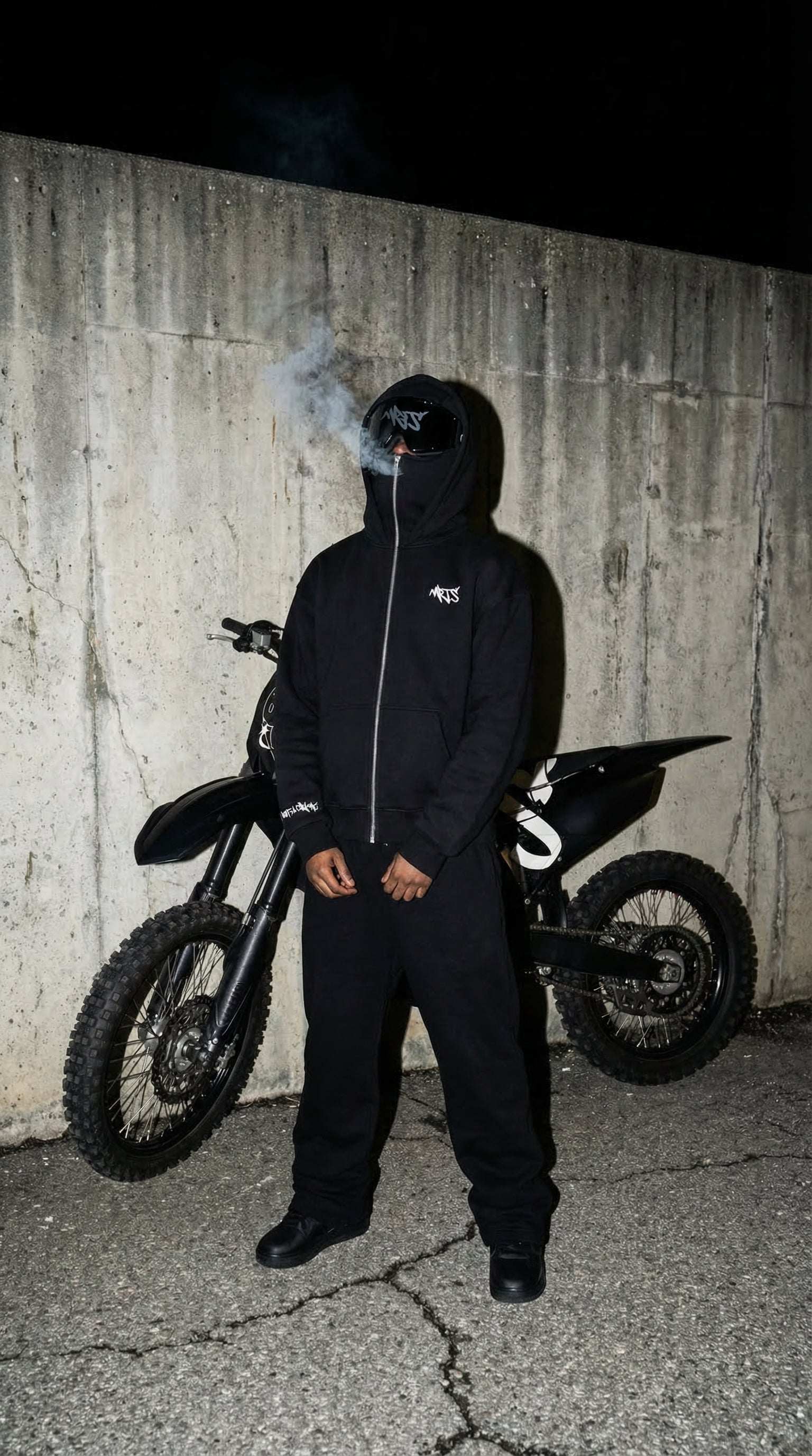NO CASE HOODIE look urbain biker streetwear - MRTS BKLF