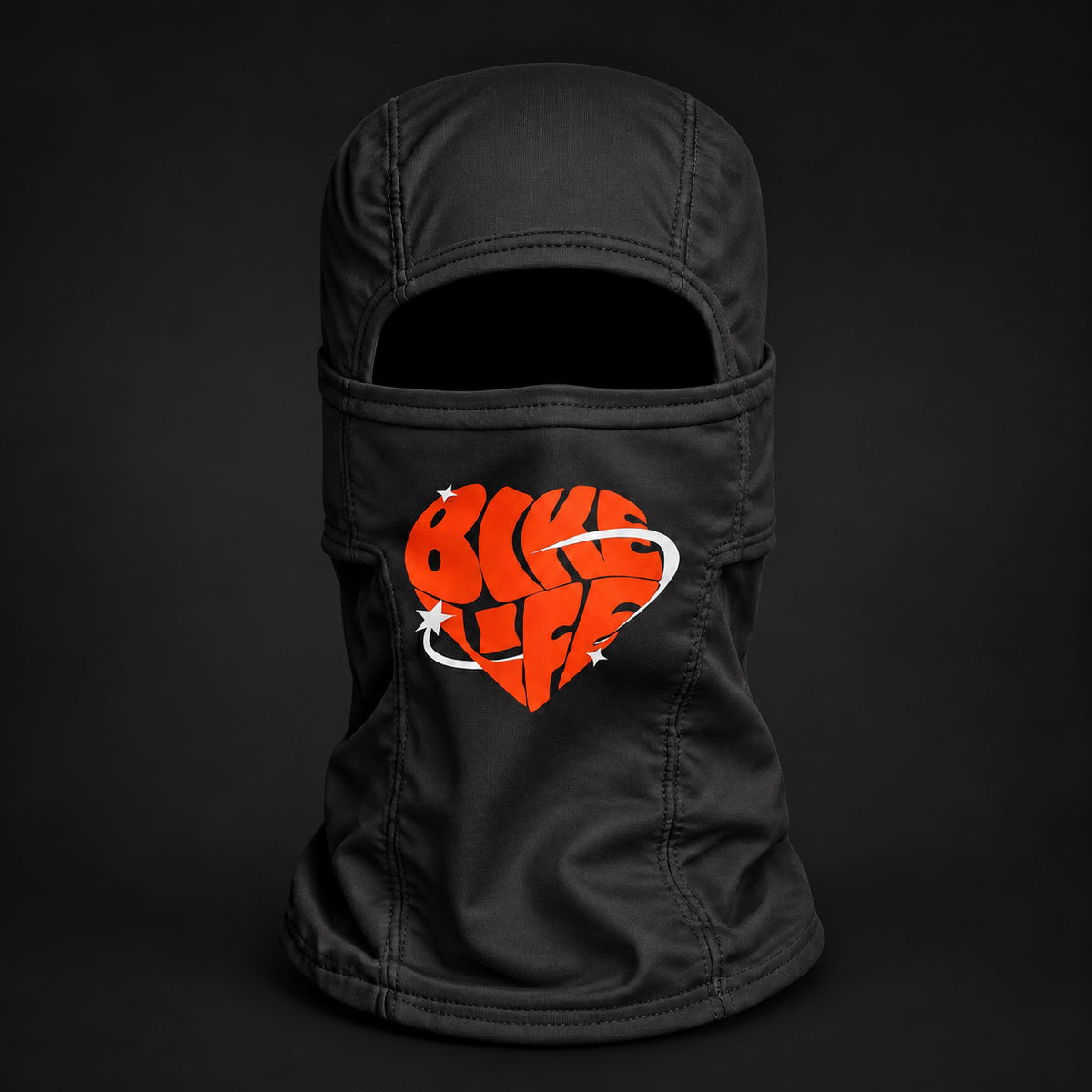 Mask orange Match Ur Bike — vue de face